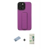 MARSİLYAN™- iPhone 12 Pro Max Kılıf Çekirdek Yansıma - Siyah 20D Premium Cam Ekran Koruyucu + Shine Kamera Lens Koruma Cam - MI