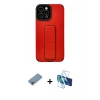 MARSİLYAN™- iPhone 12 Pro Max Kılıf Çekirdek Yansıma - Siyah 3D Antistatik Cam Ekran Koruyucu + Shine Kamera Lens Koruma Cam - GI