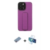 MARSİLYAN™- iPhone 12 Pro Max Kılıf Çekirdek Yansıma - Siyah 3D Antistatik Cam Ekran Koruyucu + Shine Kamera Lens Koruma Cam - PE