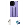 MARSİLYAN™- iPhone 12 Pro Max Kılıf Çekirdek Yansıma - Siyah 3D Antistatik Seramik Nano Ekran Koruyucu + Shine Kamera Lens - GD