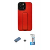 MARSİLYAN™- iPhone 12 Pro Max Kılıf Çekirdek Yansıma - Siyah 5D Eko Cam Ekran Koruyucu + Shine Kamera Lens Koruma Cam - GD