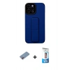 MARSİLYAN™- iPhone 12 Pro Max Kılıf Çekirdek Yansıma - Siyah 5D Eko Cam Ekran Koruyucu + Shine Kamera Lens Koruma Cam - PE
