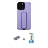 MARSİLYAN™- iPhone 12 Pro Max Kılıf Çekirdek Yansıma - Siyah 5D Eko Cam Ekran Koruyucu + Renkli Kamera Lens Koruma Cam - SI