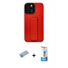MARSİLYAN™- iPhone 12 Pro Max Kılıf Çekirdek Yansıma - Siyah 5D Eko Cam Ekran Koruyucu + Shine Kamera Lens Koruma Cam - MI