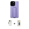 MARSİLYAN™- iPhone 12 Pro Max Kılıf Çekirdek Yansıma - Siyah 6D Mat Seramik Hayalet Nano Ekran Koruyucu + Shine Kamera Lens - GD