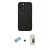 MARSİLYAN™- iPhone 12 Pro Max Kılıf Çekirdek Yansıma - Siyah 6D Mat Seramik Hayalet Nano Ekran Koruyucu + Shine Kamera Lens Koruma Cam - MI