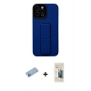 MARSİLYAN™- iPhone 12 Pro Max Kılıf Çekirdek Yansıma - Siyah 6D Mat Seramik Hayalet Nano Ekran Koruyucu + Shine Kamera Lens Koruma Cam - MI