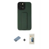 MARSİLYAN™- iPhone 12 Pro Max Kılıf Çekirdek Yansıma - Siyah 6D Mat Seramik Hayalet Nano Ekran Koruyucu + Shine Kamera Lens Koruma Cam - GS