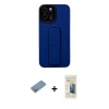 MARSİLYAN™- iPhone 12 Pro Max Kılıf Çekirdek Yansıma - Siyah 6D Mat Seramik Hayalet Nano Ekran Koruyucu + Shine Kamera Lens Koruma Cam - GS