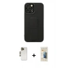 MARSİLYAN™- iPhone 12 Pro Max Kılıf Çekirdek Yansıma - Siyah 6D Mat Seramik Hayalet Nano Ekran Koruyucu + Shine Kamera Lens - GD