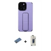 MARSİLYAN™- iPhone 12 Pro Max Kılıf Çekirdek Yansıma - Siyah Bilvis Hayalet Cam Ekran Koruyucu + Shine Kamera Lens Koruma Cam - GD