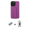 MARSİLYAN™- iPhone 12 Pro Max Kılıf Çekirdek Yansıma - Siyah Bilvis Hayalet Cam Ekran Koruyucu + Shine Kamera Lens Koruma Cam - GS