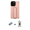 MARSİLYAN™- iPhone 12 Pro Max Kılıf Çekirdek Yansıma - Siyah Bilvis Hayalet Cam Ekran Koruyucu + Shine Kamera Lens Koruma Cam - GS