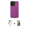 MARSİLYAN™- iPhone 12 Pro Max Kılıf Çekirdek Yansıma - Siyah Bilvis Hayalet Cam Ekran Koruyucu + Shine Kamera Lens - GD