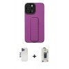 MARSİLYAN™- iPhone 12 Pro Max Kılıf Çekirdek Yansıma - Siyah Bilvis Hayalet Cam Ekran Koruyucu + Shine Kamera Lens - LT