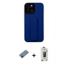 MARSİLYAN™- iPhone 12 Pro Max Kılıf Çekirdek Yansıma - Siyah Bilvis Hayalet Cam Ekran Koruyucu + Shine Kamera Lens Koruma Cam - SH