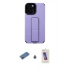 MARSİLYAN™- iPhone 12 Pro Max Kılıf Çekirdek Yansıma - Siyah Joko 5D Cam + Shine Kamera Lens Koruma Cam - GD