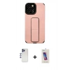 MARSİLYAN™- iPhone 12 Pro Max Kılıf Çekirdek Yansıma - Siyah Joko 5D Cam + Shine Kamera Lens - LT