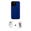 MARSİLYAN™- iPhone 12 Pro Max Kılıf Çekirdek Yansıma - Siyah Joko 5D Cam + Shine Kamera Lens - GD