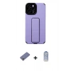 MARSİLYAN™- iPhone 12 Pro Max Kılıf Çekirdek Yansıma - Siyah Joko Magic 5D Cam + Metal Kamera Lens Koruma Cam - GD