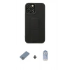 MARSİLYAN™- iPhone 12 Pro Max Kılıf Çekirdek Yansıma - Siyah Joko Magic 5D Cam + Metal Kamera Lens Koruma Cam - GS