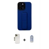 MARSİLYAN™- iPhone 12 Pro Max Kılıf Çekirdek Yansıma - Siyah Joko Magic 5D Cam + Shine Kamera Lens - GD