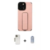 MARSİLYAN™- iPhone 12 Pro Max Kılıf Çekirdek Yansıma - Siyah Joko Magic 5D Cam + Shine Kamera Lens - GD