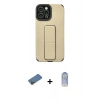 MARSİLYAN™- iPhone 12 Pro Max Kılıf Çekirdek Yansıma - Siyah Joko Magic 5D Cam + Shine Kamera Lens Koruma Cam - GD