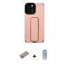 MARSİLYAN™- iPhone 12 Pro Max Kılıf Çekirdek Yansıma - Siyah Joko Magic 5D Cam + Shine Kamera Lens Koruma Cam - SABE