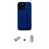 MARSİLYAN™- iPhone 12 Pro Max Kılıf Çekirdek Yansıma - Siyah Joko Magic 5D Cam + Shine Kamera Lens Koruma Cam - MI