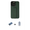 MARSİLYAN™- iPhone 12 Pro Max Kılıf Çekirdek Yansıma - Siyah Joko Magic 5D Cam + Shine Kamera Lens Koruma Cam - GD
