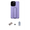 MARSİLYAN™- iPhone 12 Pro Max Kılıf Çekirdek Yansıma - Siyah Joko Magic 5D Cam + Shine Kamera Lens Koruma Cam - SABE