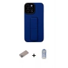MARSİLYAN™- iPhone 12 Pro Max Kılıf Çekirdek Yansıma - Siyah Joko Magic 5D Cam + Shine Kamera Lens Koruma Cam - SABE