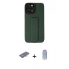 MARSİLYAN™- iPhone 12 Pro Max Kılıf Çekirdek Yansıma - Siyah Joko Magic 5D Cam + Turuncu Renkli Kamera Lens Koruma Cam