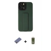 MARSİLYAN™- iPhone 12 Pro Max Kılıf Çekirdek Yansıma - Siyah Joko Magic 5D Hayalet Cam + Metal Kamera Lens Koruma Cam - GD
