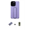 MARSİLYAN™- iPhone 12 Pro Max Kılıf Çekirdek Yansıma - Siyah Joko Magic 5D Hayalet Cam + Metal Kamera Lens Koruma Cam - GD