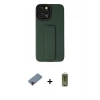 MARSİLYAN™- iPhone 12 Pro Max Kılıf Çekirdek Yansıma - Siyah Joko Magic 5D Hayalet Cam + Metal Kamera Lens Koruma Cam - KI