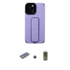 MARSİLYAN™- iPhone 12 Pro Max Kılıf Çekirdek Yansıma - Siyah Joko Magic 5D Hayalet Cam + Renkli Kamera Lens Koruma Cam - SI