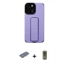 MARSİLYAN™- iPhone 12 Pro Max Kılıf Çekirdek Yansıma - Siyah Joko Magic 5D Hayalet Cam + Renkli Kamera Lens Koruma Cam - MI