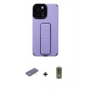 MARSİLYAN™- iPhone 12 Pro Max Kılıf Çekirdek Yansıma - Siyah Joko Magic 5D Hayalet Cam + Renkli Kamera Lens Koruma Cam - YL