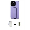 MARSİLYAN™- iPhone 12 Pro Max Kılıf Çekirdek Yansıma - Siyah Joko Magic 5D Hayalet Cam + Shine Kamera Lens - LT