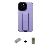 MARSİLYAN™- iPhone 12 Pro Max Kılıf Çekirdek Yansıma - Siyah Joko Magic 5D Hayalet Cam + Shine Kamera Lens Koruma Cam - SABE
