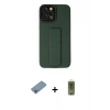 MARSİLYAN™- iPhone 12 Pro Max Kılıf Çekirdek Yansıma - Siyah Joko Magic 5D Hayalet Cam + Shine Kamera Lens Koruma Cam - GI