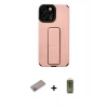 MARSİLYAN™- iPhone 12 Pro Max Kılıf Çekirdek Yansıma - Siyah Joko Magic 5D Hayalet Cam + Shine Kamera Lens Koruma Cam - SABE