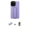 MARSİLYAN™- iPhone 12 Pro Max Kılıf Çekirdek Yansıma - Siyah Joko Magic 5D Hayalet Cam + Shine Kamera Lens Koruma Cam - MI