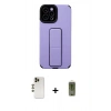 MARSİLYAN™- iPhone 12 Pro Max Kılıf Çekirdek Yansıma - Siyah Joko Magic 5D Hayalet Cam + Shine Kamera Lens - GD