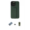 MARSİLYAN™- iPhone 12 Pro Max Kılıf Çekirdek Yansıma - Siyah Joko Magic 5D Hayalet Cam + Shine Kamera Lens Koruma Cam - SH