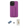MARSİLYAN™- iPhone 12 Pro Max Kılıf Çekirdek Yansıma - Siyah Mat Seramik Nano Ekran Koruyucu + Shine Kamera Lens Koruma Cam - GD