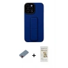 MARSİLYAN™- iPhone 12 Pro Max Kılıf Çekirdek Yansıma - Siyah Mat Seramik Nano Ekran Koruyucu + Metal Kamera Lens Koruma Cam - KI