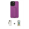 MARSİLYAN™- iPhone 12 Pro Max Kılıf Çekirdek Yansıma - Siyah Polymer Nano Ekran Koruyucu + Shine Kamera Lens - GD
